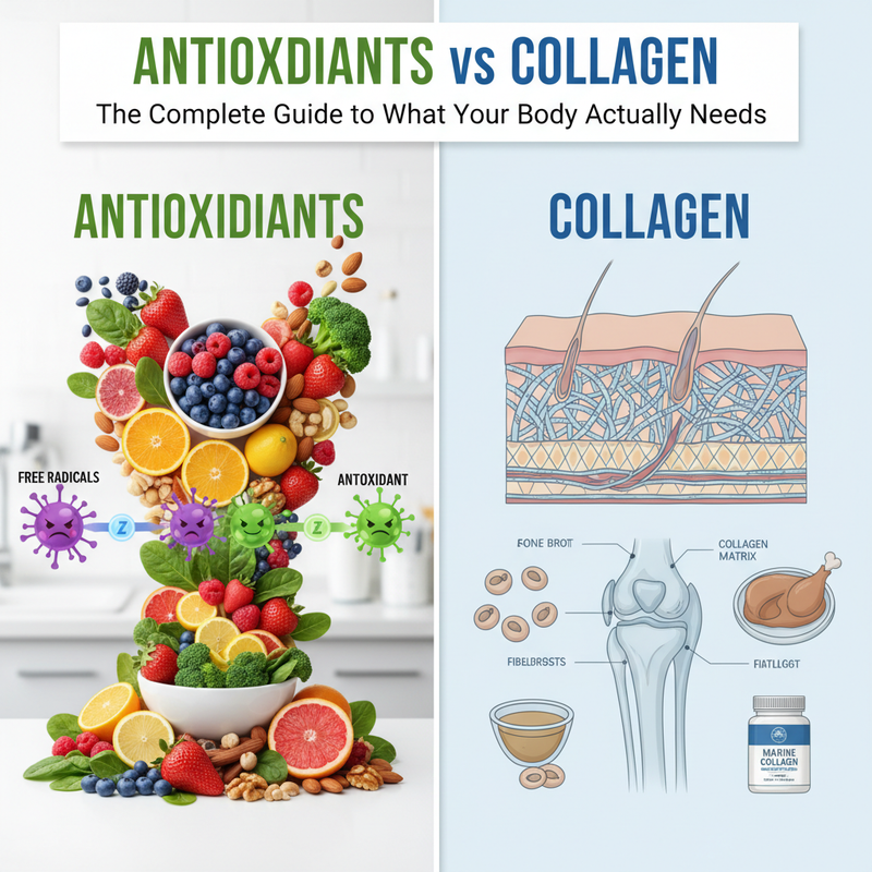 Antioxidants vs Collagen: The Complete Guide to What Your Body Actually Needs