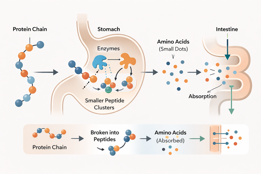 Protease: Nature's Protein-Digesting Enzyme That Survives the Stomach's Acidic Environment