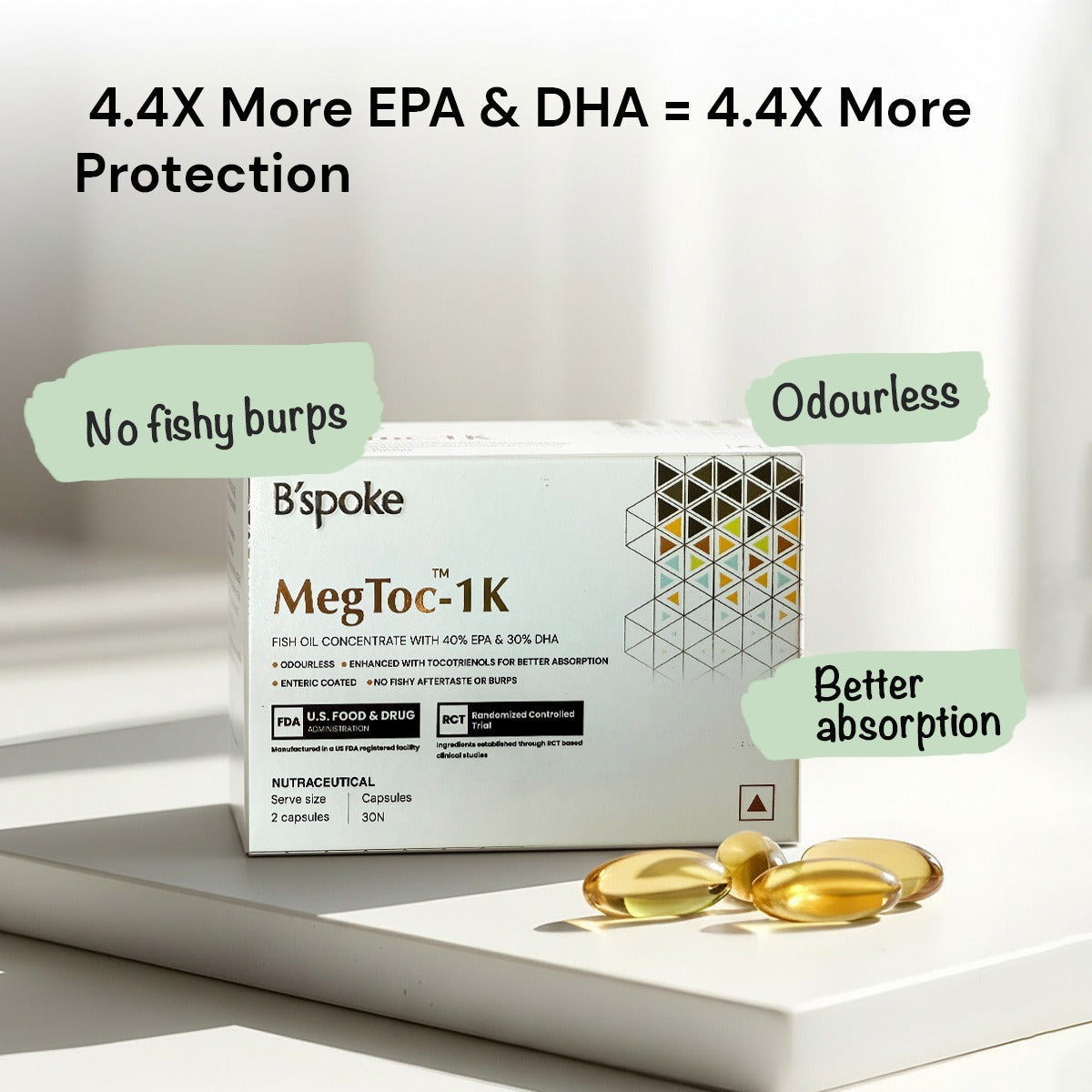 4.4x Strength Omega 3